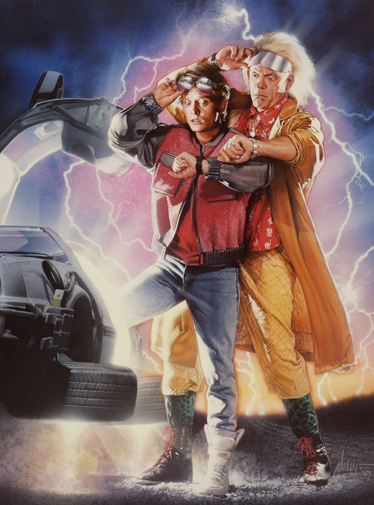Cinema Poster Back to the Future by Drew Struzan